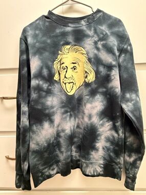 EINSTEIN TIE-DYE CREWNECK SWEATSHIRTS S